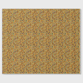 Papier Cadeau Motif géométrique rétro 3 (Plat)