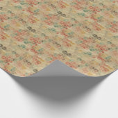 Papier Cadeau Motif géométrique rétro 5 (Coin)