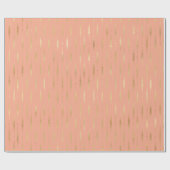 Papier Cadeau Motif géométrique rose or (Plat)