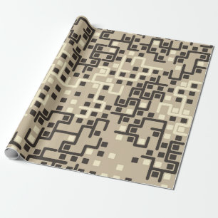 Papier Cadeau Motif géométrique sans couture avec éléments color