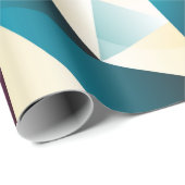 Papier Cadeau Motif géométrique sans couture. illustration vinta (Coin rond)