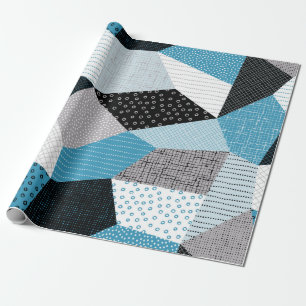 Papier Cadeau Motif géométrique sans couture, mosaïques. Freeh