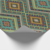 Papier Cadeau Motif géométrique tribal Boho Ethnic Aztec (Coin)