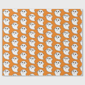Papier Cadeau Motif Ghost mignon (Plat)