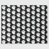 Papier Cadeau Motif Ghost mignon (Plat)
