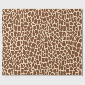 Papier Cadeau Motif Girafe (Plat)