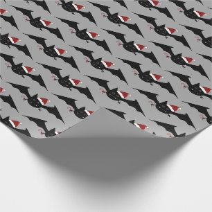 Papier Cadeau Motif gothique de battes de Noël