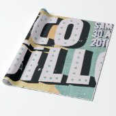 Papier Cadeau Motif Graffiti (Déroulé)