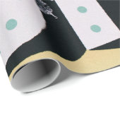 Papier Cadeau Motif Graffiti (Coin rond)