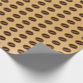 Papier Cadeau Motif grains de café (Coin)