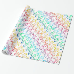 Papier Cadeau Motif graphique arc-en-ciel
