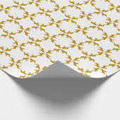 Papier Cadeau Motif graphique Bulldog français de luxe (Coin)