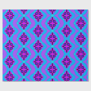 Papier Cadeau motif graphique Neon