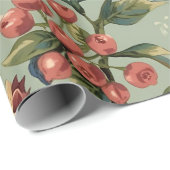 Papier Cadeau Motif Grenade de William Morris Fruit (Coin rond)