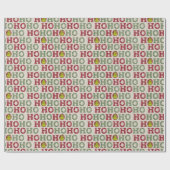 Papier Cadeau Motif Grinch Ho Ho Ho (Plat)