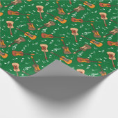 Papier Cadeau Motif Guitare Music Notes (Coin)