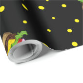 Papier Cadeau motif hamburger (Coin rond)