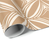 Papier Cadeau Motif hawaïen Retro les années 50 (Coin rond)