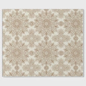 Papier Cadeau Motif henné (Plat)