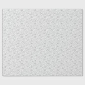 Papier Cadeau Motif heureux de dents (Plat)