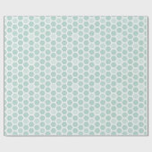 Papier Cadeau Motif Hexagon géométrique de mer (Plat)