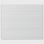 Papier Cadeau Motif Hipster (Plat)