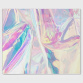 Papier Cadeau Motif holographique Iridescence (Plat)