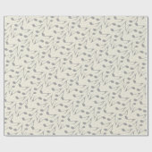 Papier Cadeau Motif Houndstooth Chic Musical Notes (Plat)