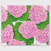 Papier Cadeau Motif Hydrangea (Plat)