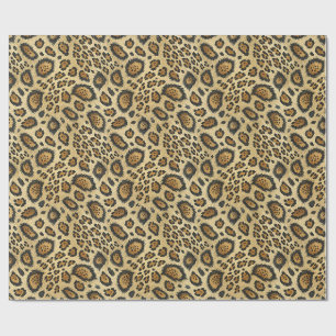 Papier Cadeau Motif imprimé léopard – Conception de peau d'anima
