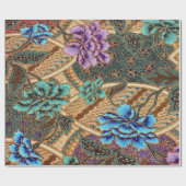 Papier Cadeau Motif indonésien (Plat)