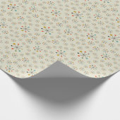 Papier Cadeau Motif inspiré atomique de la moitié du siècle (Coin)