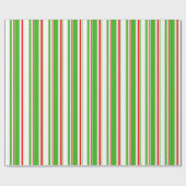 Papier Cadeau Motif inspiré de Noël vert, blanc, rouge (Plat)