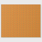 Papier Cadeau Motif Inspiré Rétro (Plat)