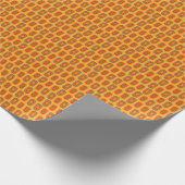 Papier Cadeau Motif Inspiré Rétro (Coin)