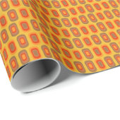 Papier Cadeau Motif Inspiré Rétro (Coin rond)