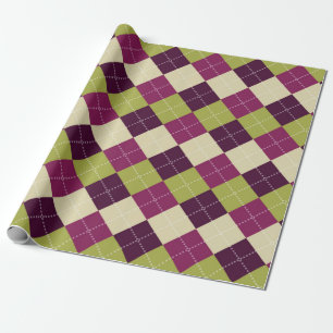 Papier Cadeau Motif Jacquard sans couture. Formes de diamant arr