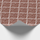 Papier Cadeau Motif japonais de grue Kabuki (Coin)