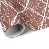 Papier Cadeau Motif japonais de grue Kabuki (Coin rond)