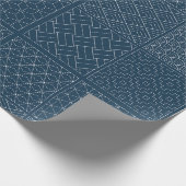 Papier Cadeau Motif japonais Sashiko (Coin)