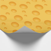 Papier Cadeau Motif jaune de fromage (Coin)