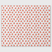 Papier Cadeau Motif joli de pêche (Plat)