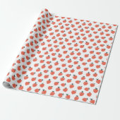 Papier Cadeau Motif joli de pêche (Déroulé)