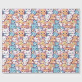 Papier Cadeau Motif Kittens (Plat)