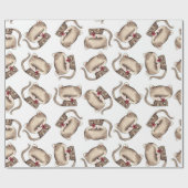 Papier Cadeau Motif Kitties (Plat)