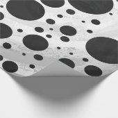 Papier Cadeau Motif Kohl Black Polka (Coin)