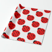 Papier Cadeau Motif Ladybug (Déroulé)