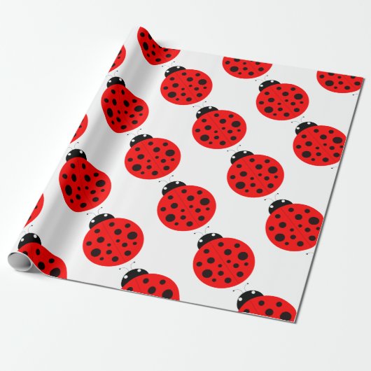 Papier Cadeau Motif Ladybug (Déroulé)