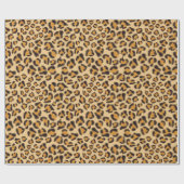Papier Cadeau Motif léopard (Plat)