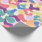 Papier Cadeau Motif léopard coloré (Coin)
